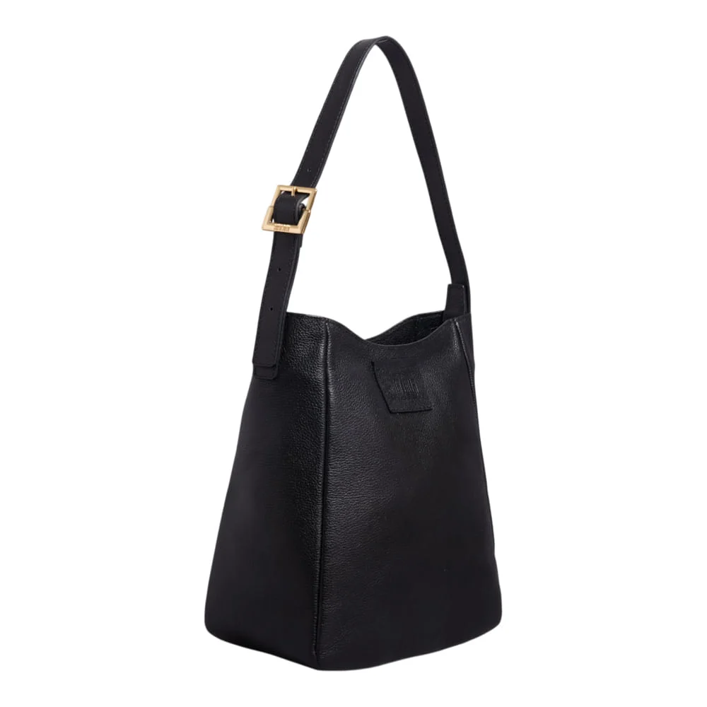 Bolsa G Couro Floater Preto - vista 2 de 3