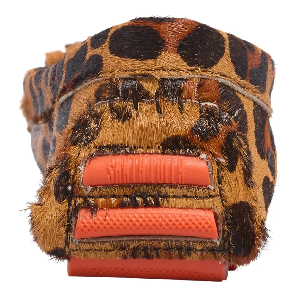 Mocassim Couro Animal Print Onça - vista 5 de 6