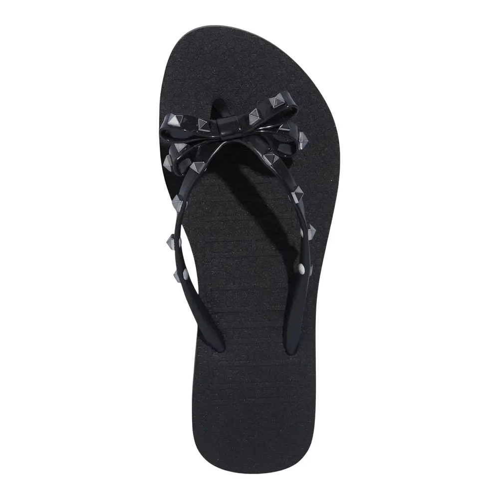 Chinelo Flip Flop Laço Borracha Preta - vista 4 de 6
