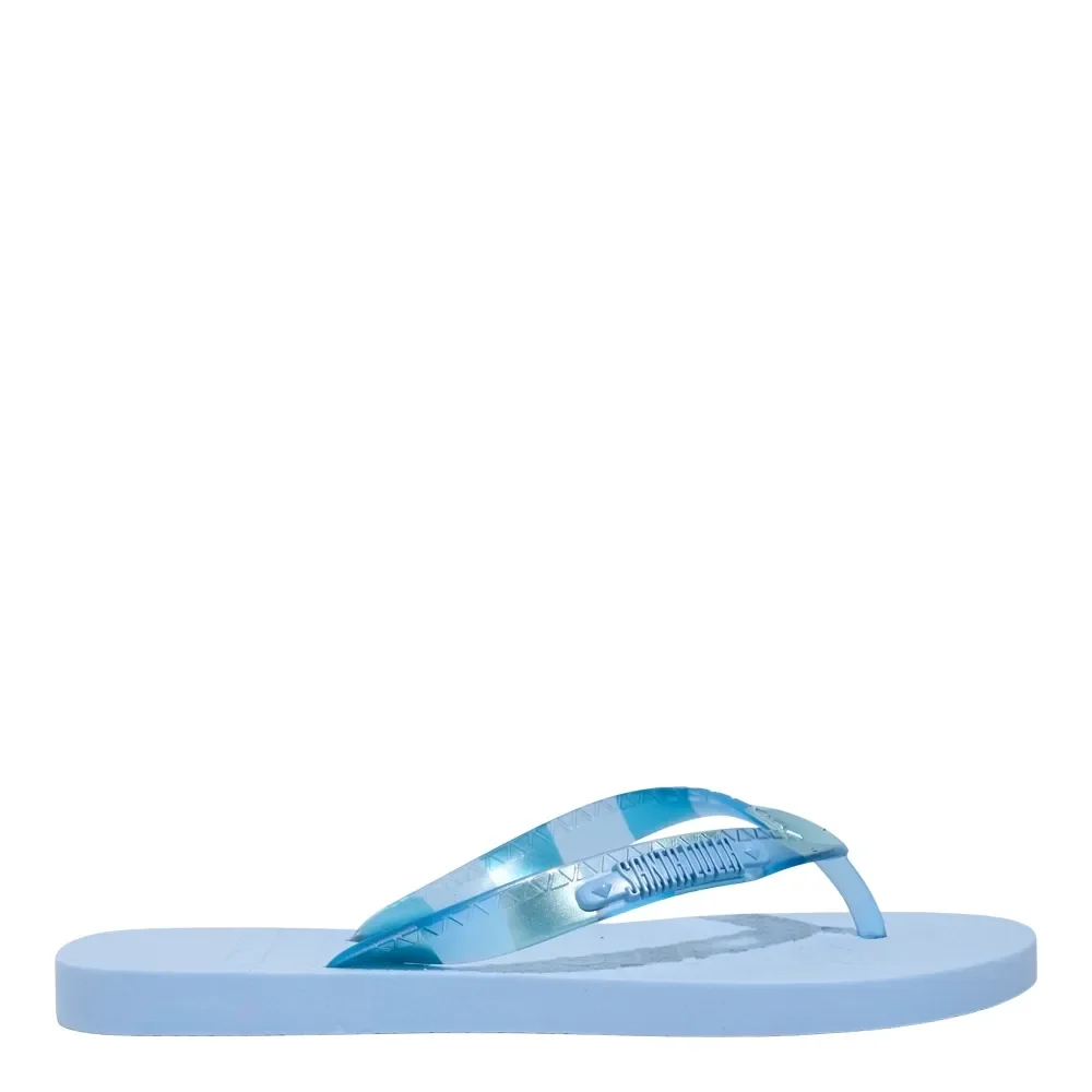 Chinelo Flip Flop Borracha Azul Bebê - vista 1 de 5