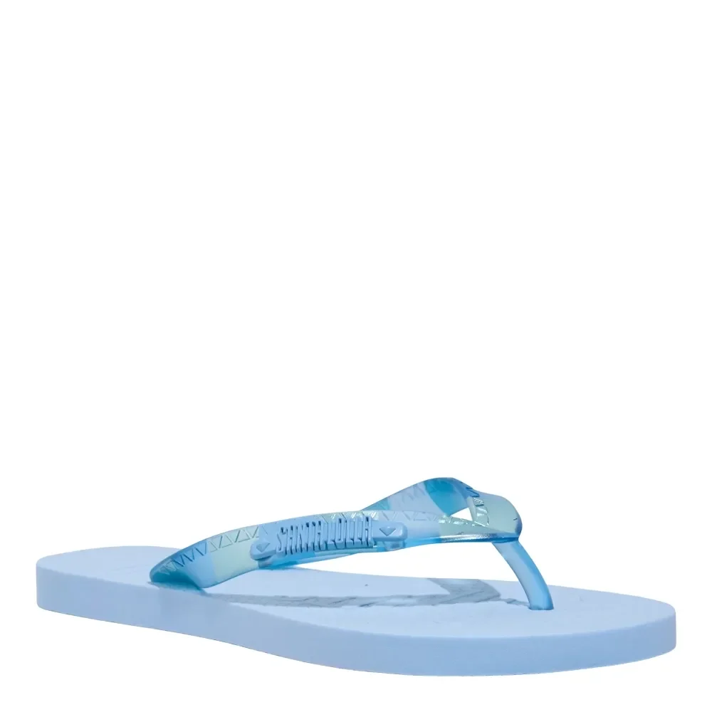 Chinelo Flip Flop Borracha Azul Bebê - vista 2 de 5