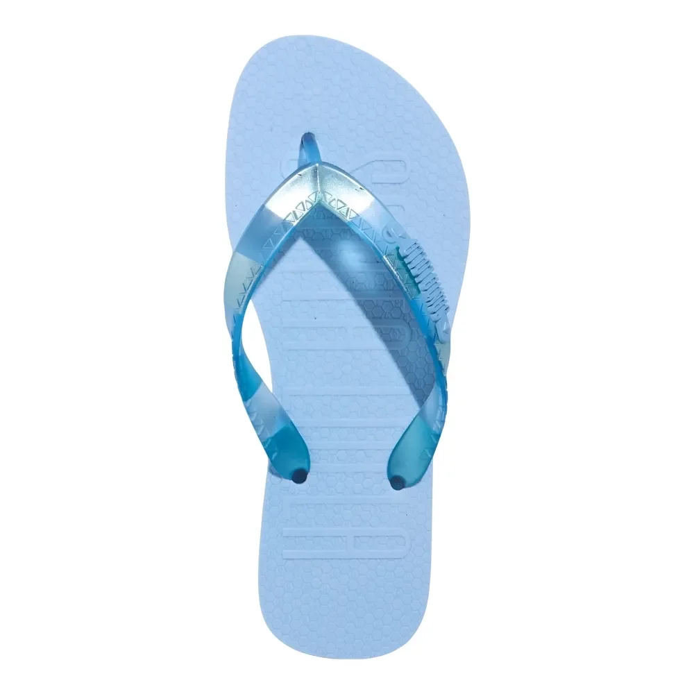 Chinelo Flip Flop Borracha Azul Bebê - vista 4 de 5
