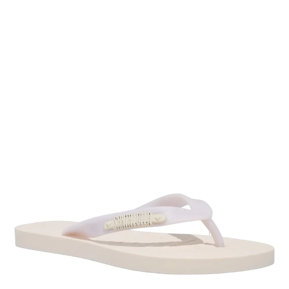 Chinelo Flip Flop Borracha Off White - vista 2 de 5