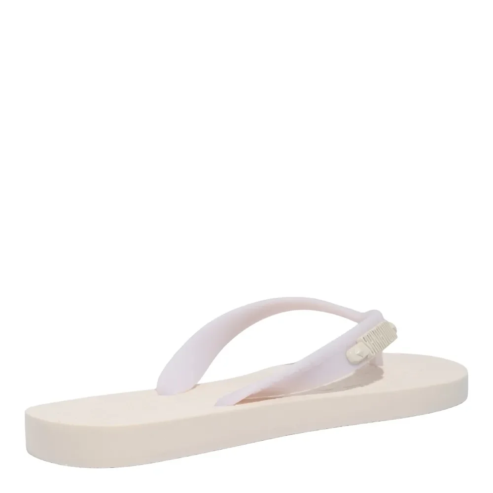 Chinelo Flip Flop Borracha Off White - vista 3 de 5