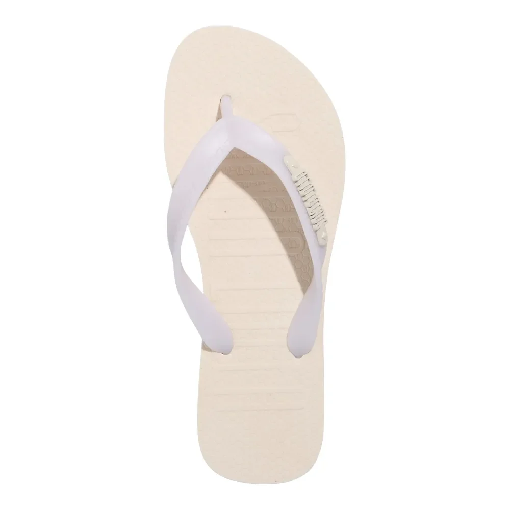 Chinelo Flip Flop Borracha Off White - vista 4 de 5