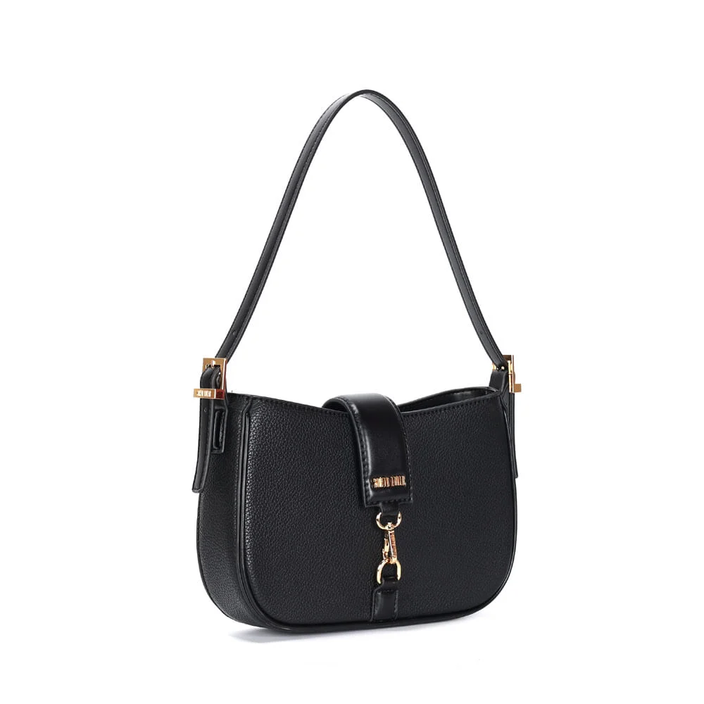 Bolsa Média Floater Estruturada Preto Alça De Ombro - vista 2 de 4