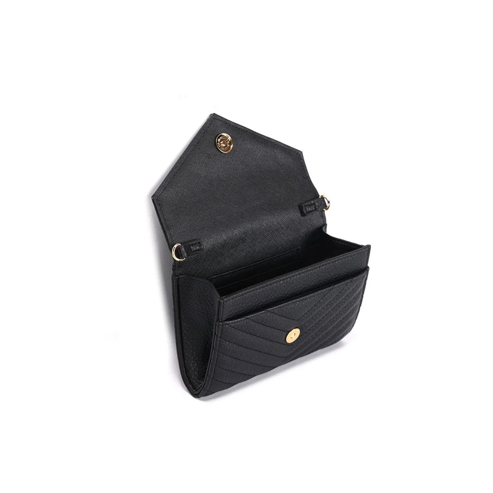 Bolsa Carteira Pequena Alça Transversal Floater Preto Black - vista 3 de 3