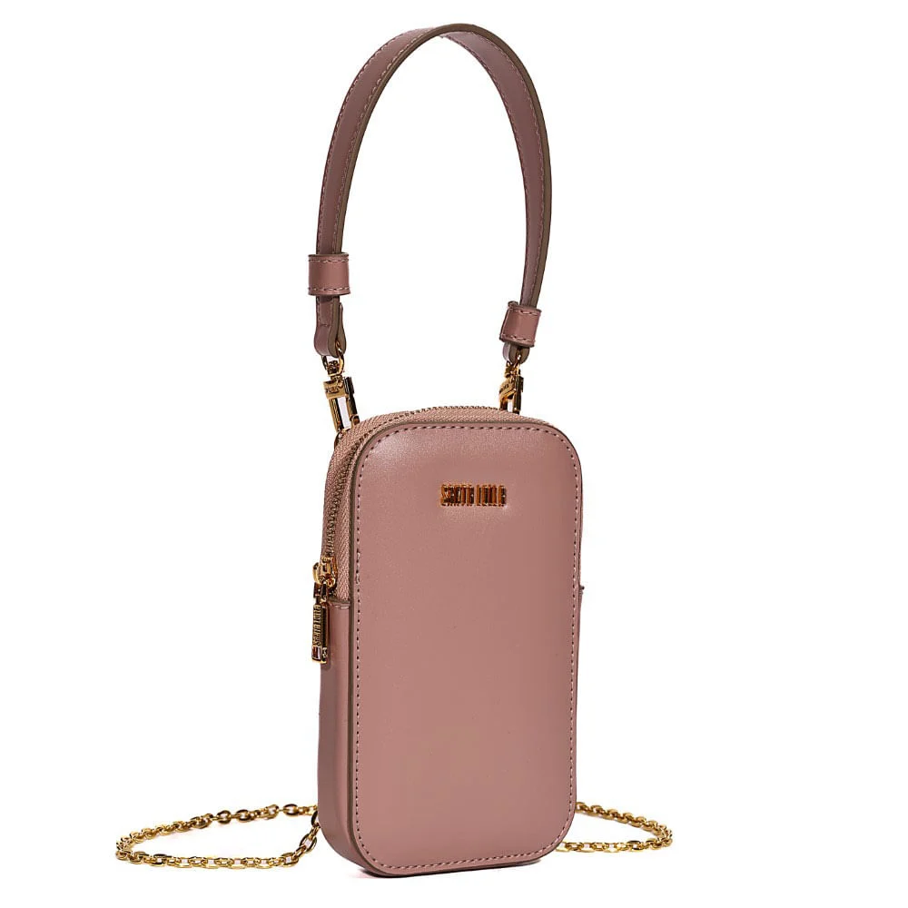 Carteira Alca Material Soft Dusty Rose - vista 2 de 7