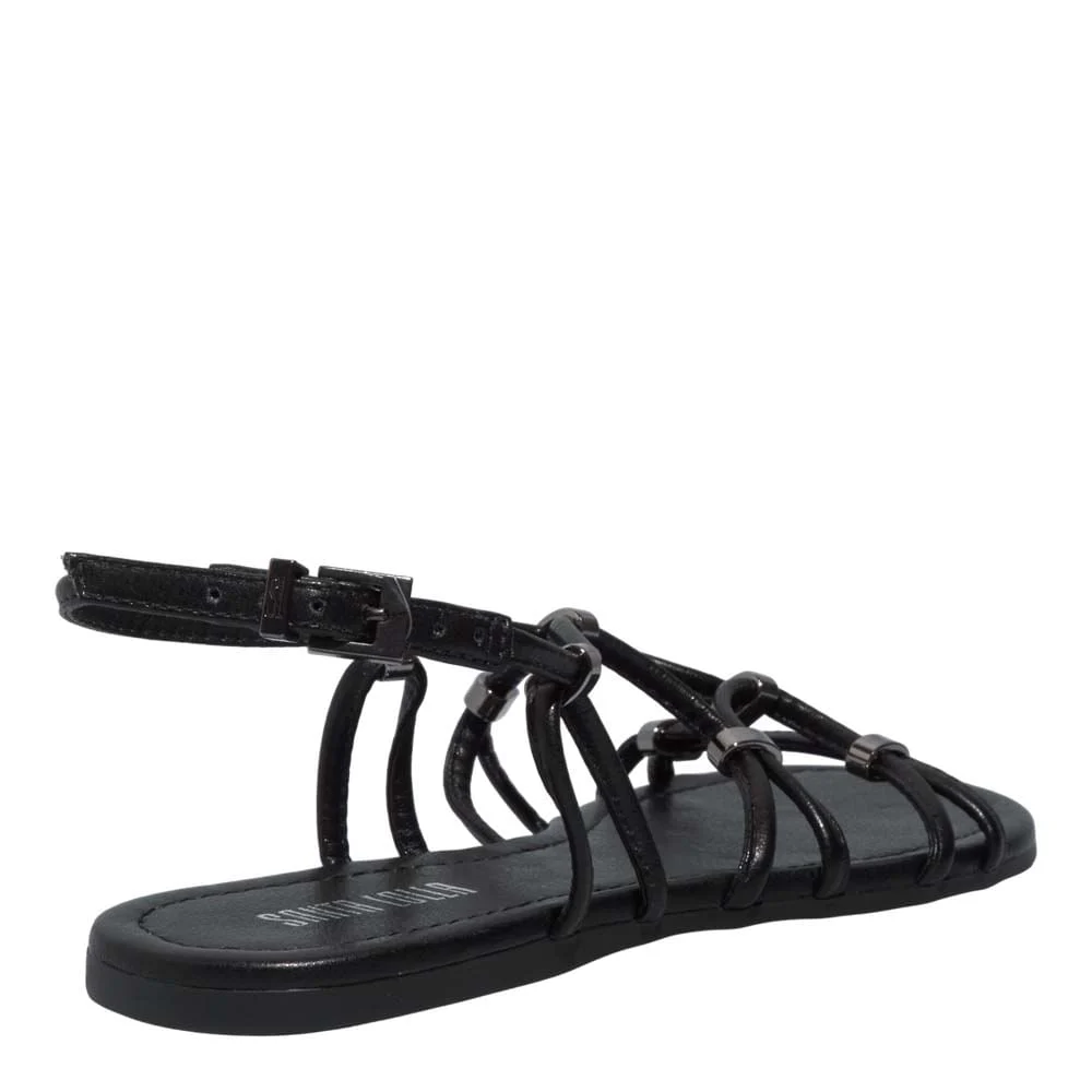 Rasteira Napa Soft Preto - vista 3 de 4