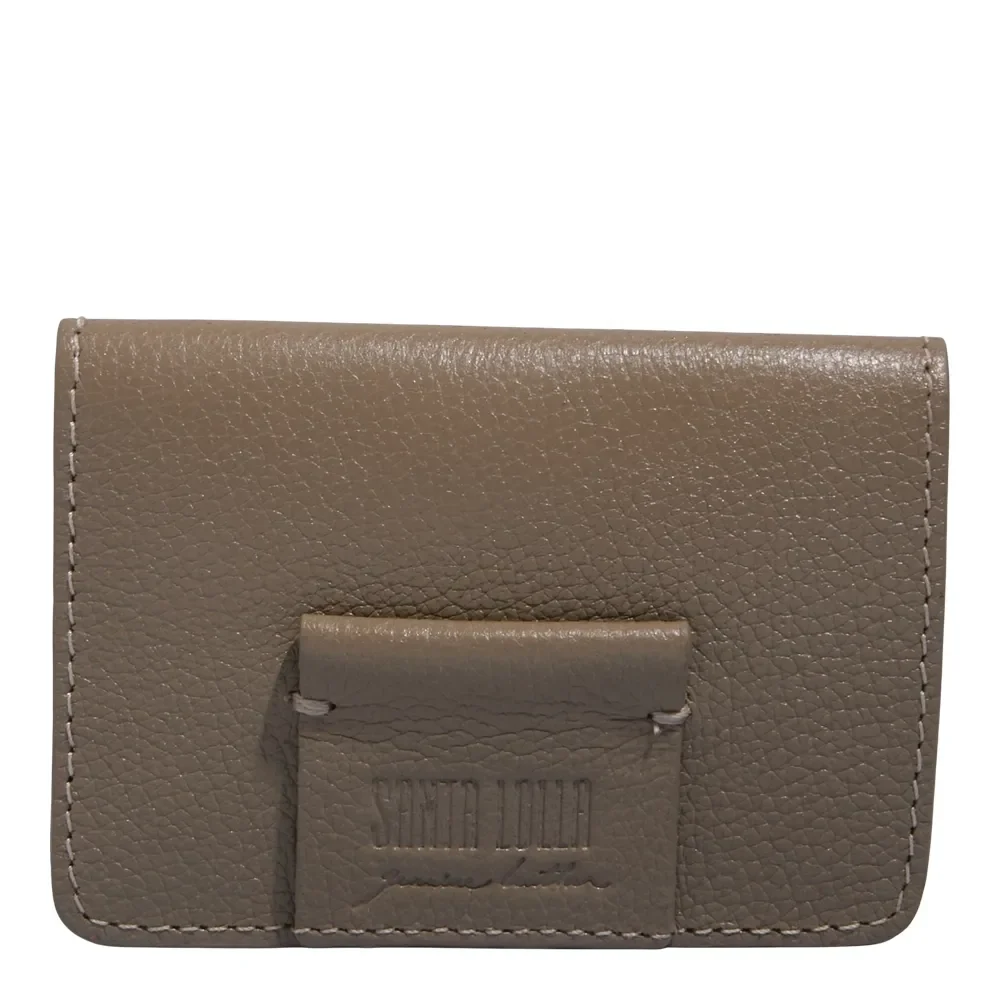 Porta Cartão Couro Floater Cinza Fog - vista 1 de 3
