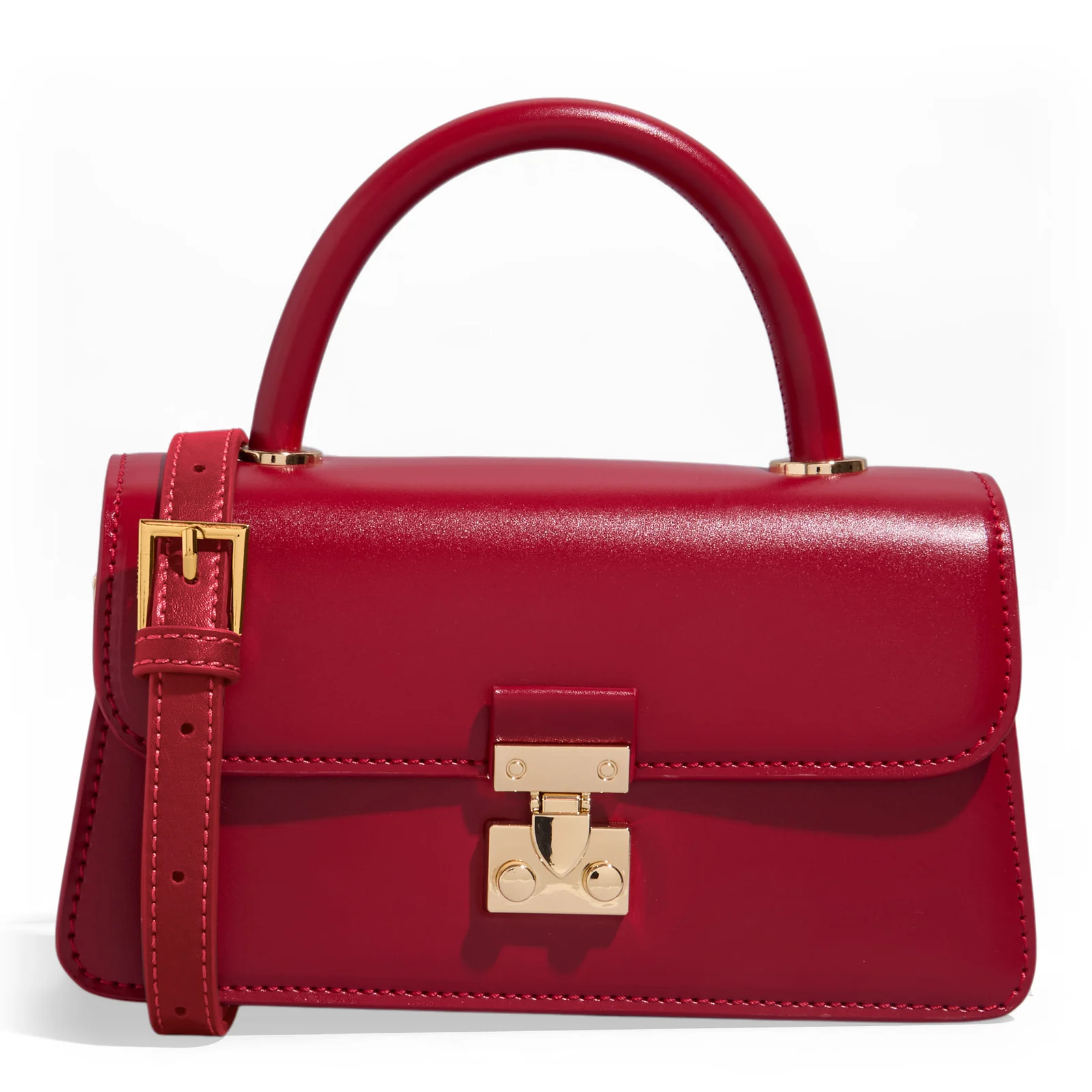 Bolsa Pequena Soft Vermelho True Blood Alça Transversal - vista 1 de 3