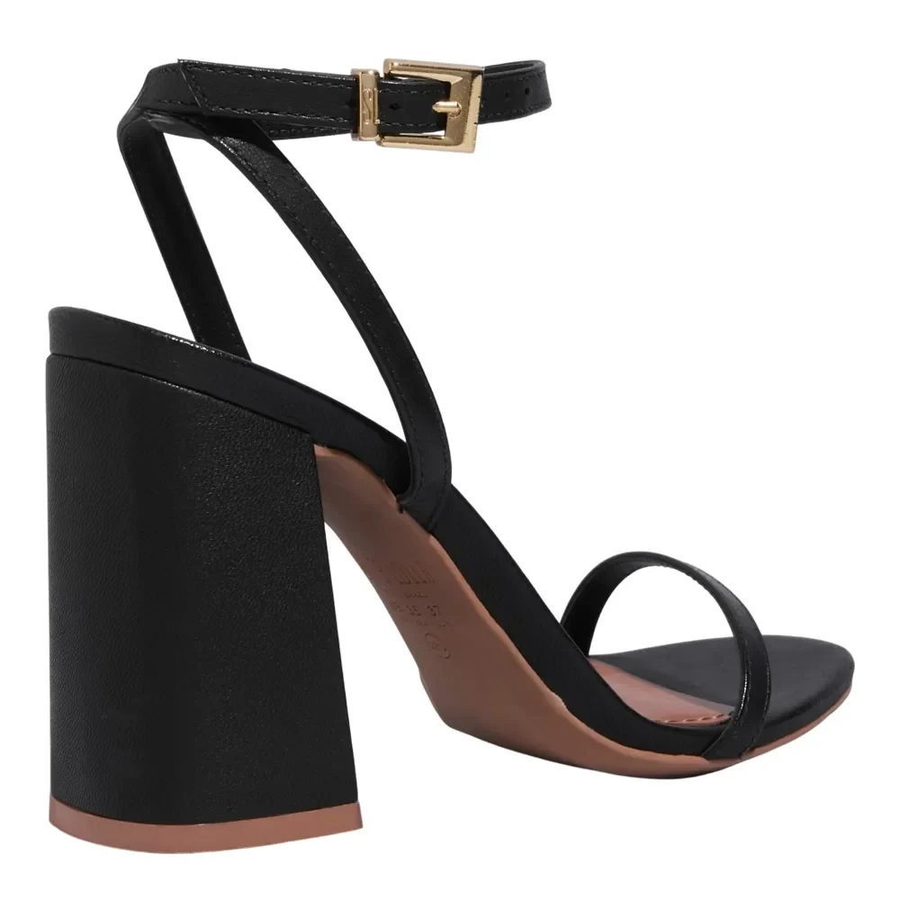Sandalia Couro Pelica Soft Preto - vista 3 de 3