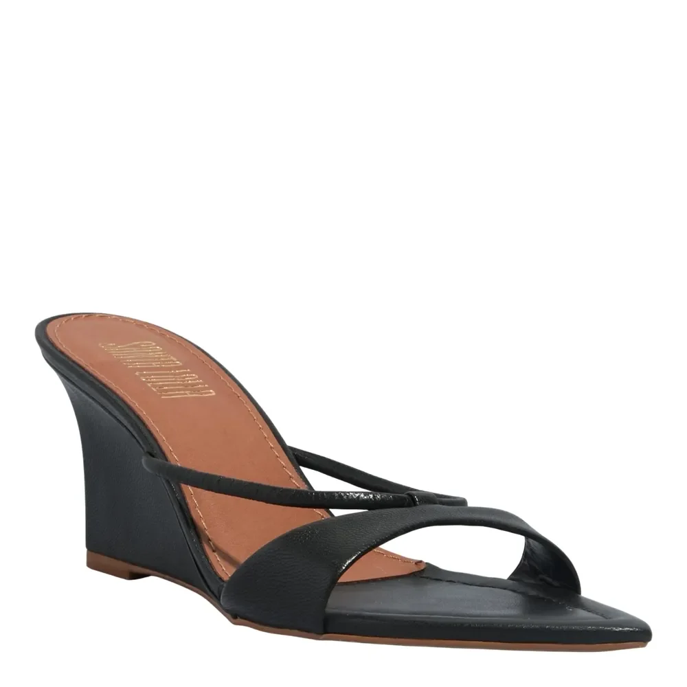 Mule Couro Pelica Soft Preto - vista 2 de 3