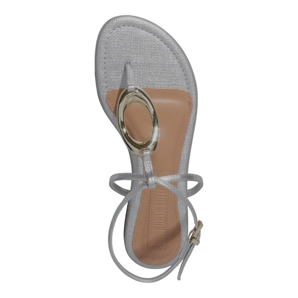 Rasteira Metalizada Soft Prata Metal - vista 4 de 4