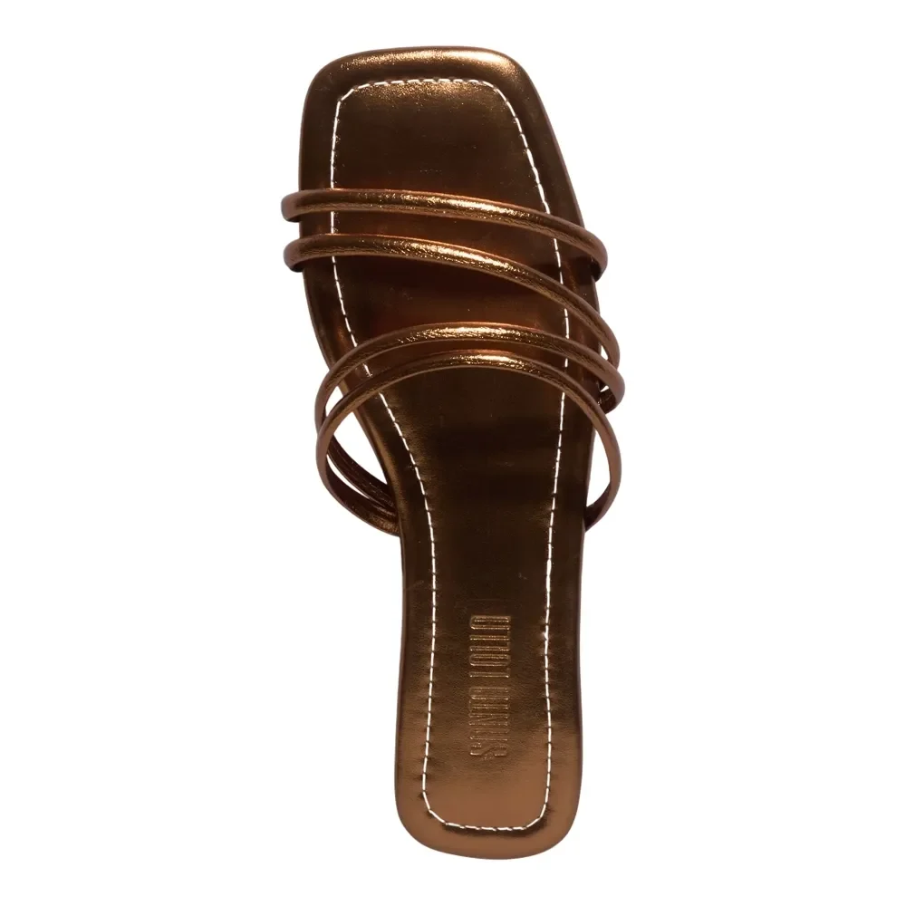 Rasteira Metalizada Bronze - vista 4 de 4