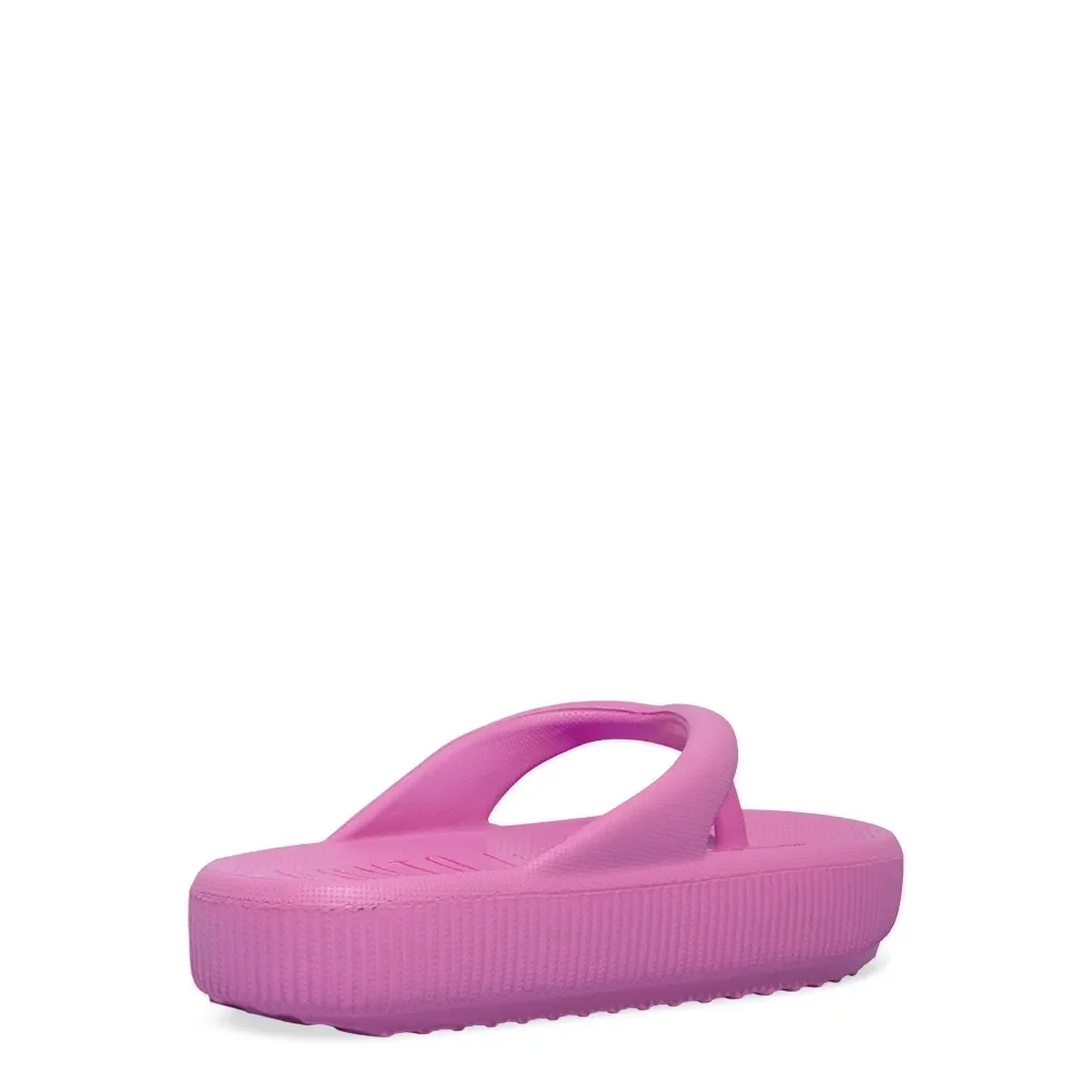 Chinelo Flatform Nuvem Borracha Rosa Fúcsia - vista 3 de 4