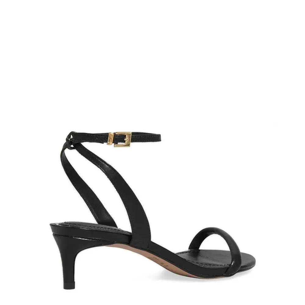 Sandalia Couro Nobre Soft Preto - vista 3 de 3