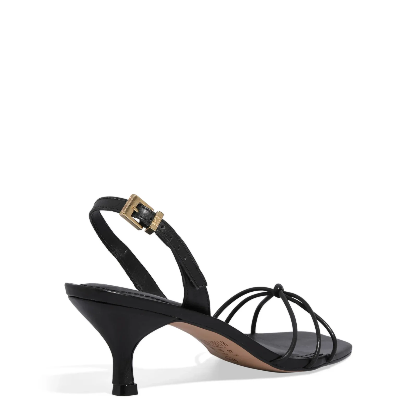 Sandalia Couro Nobre Soft Preto - vista 3 de 3