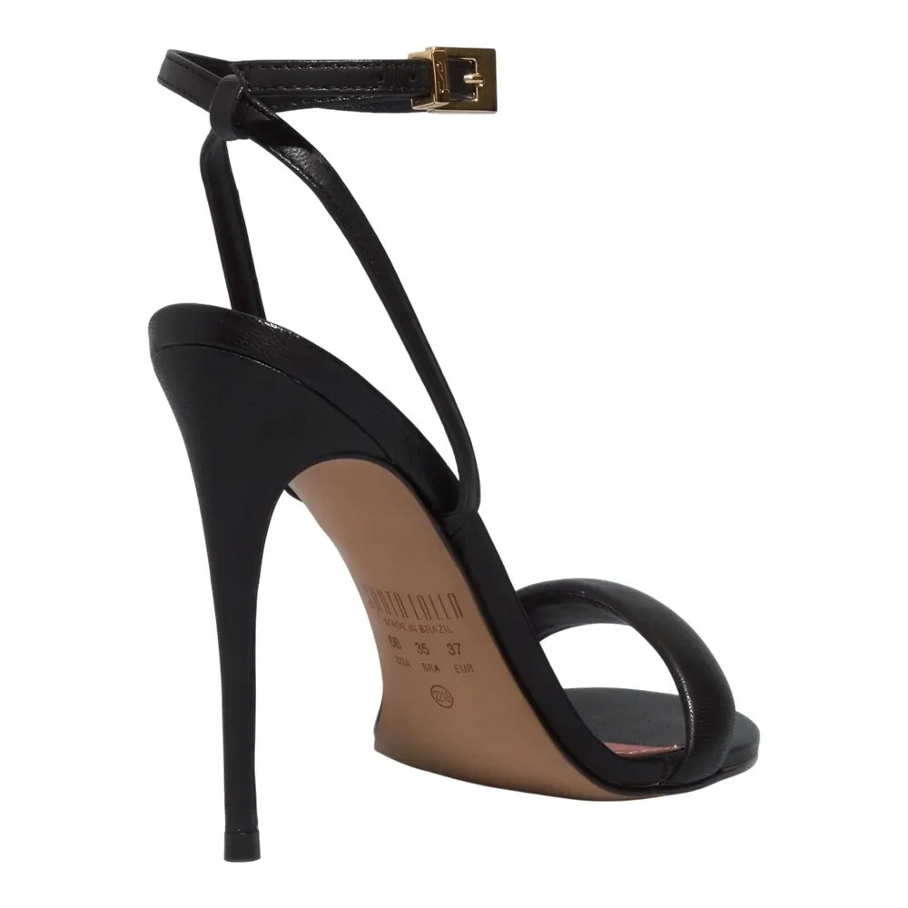 Sandalia Couro Pelica Soft Preto - vista 5 de 5