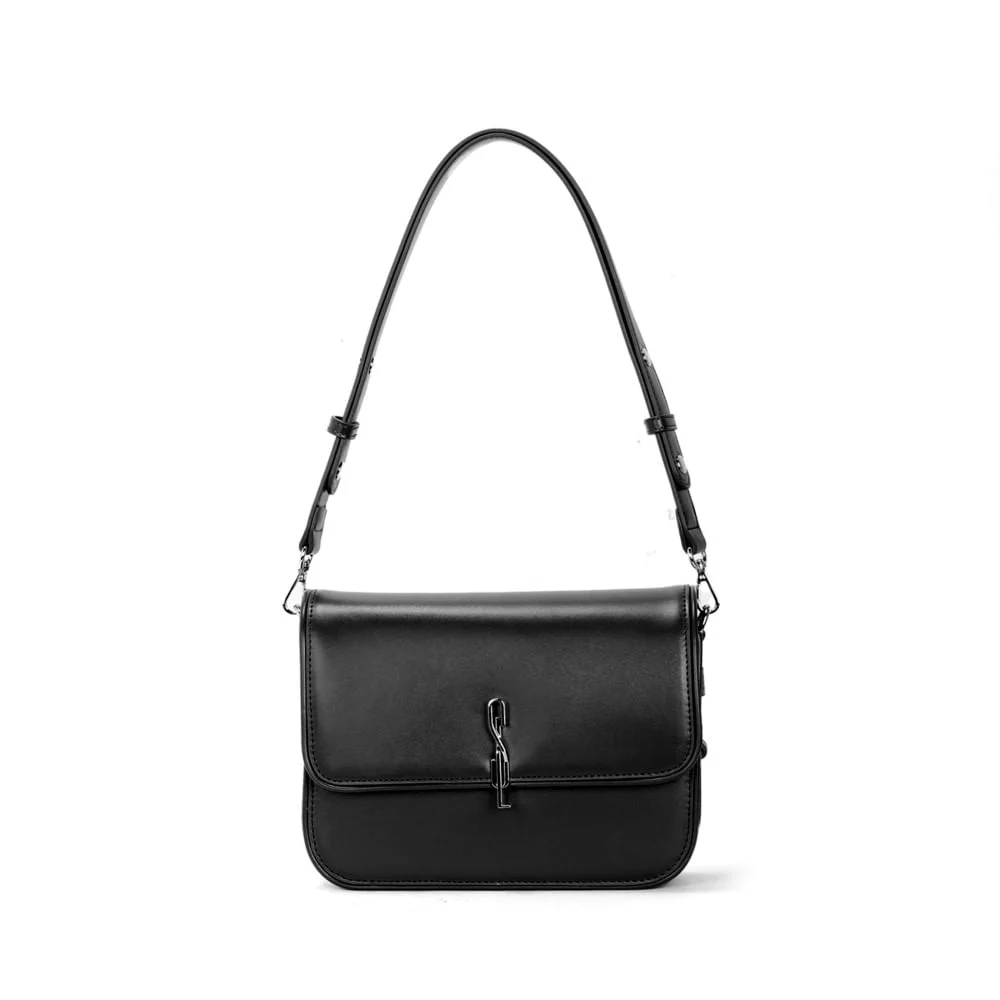 Bolsa M Material Soft Preto 2 - vista 1 de 3