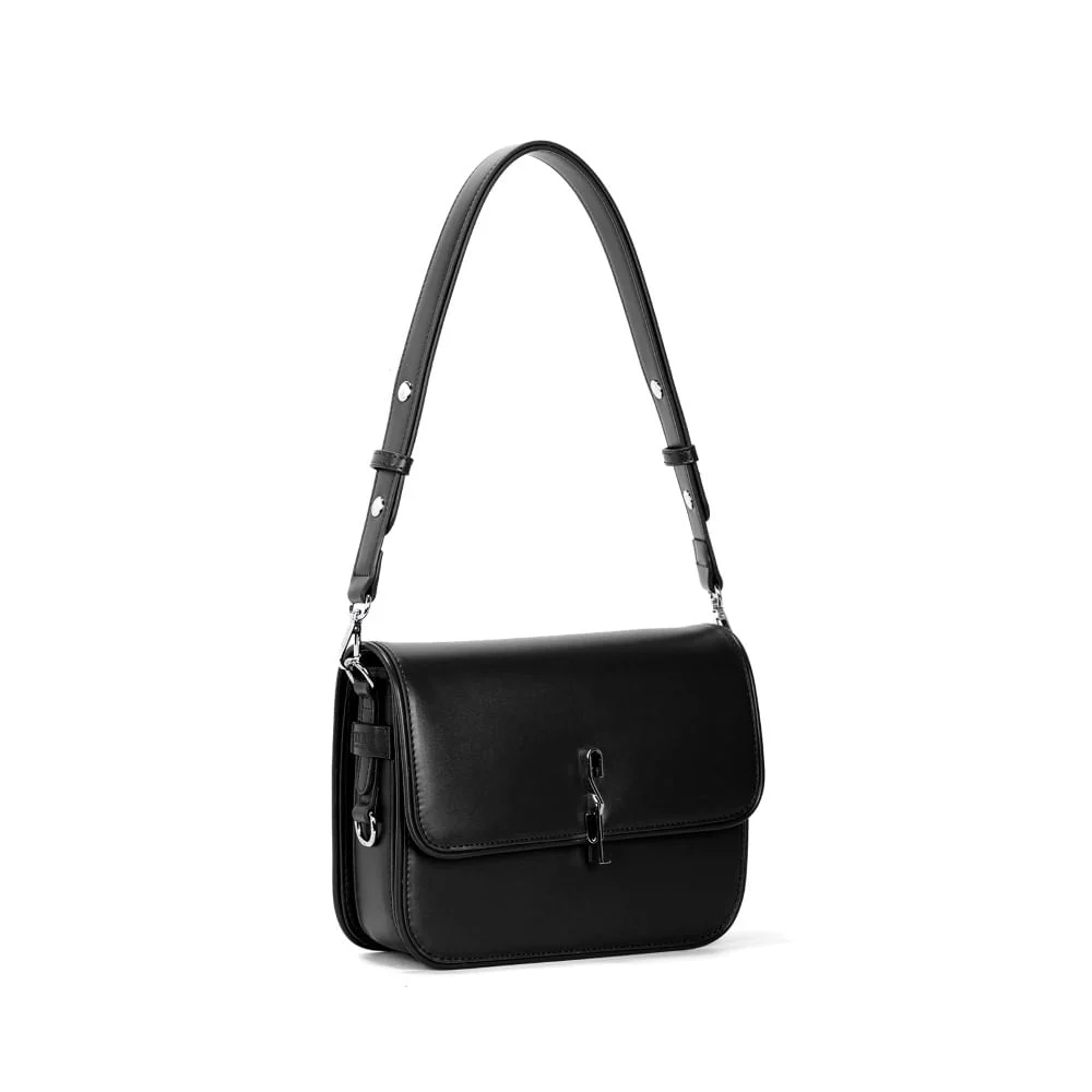 Bolsa M Material Soft Preto 2 - vista 2 de 3
