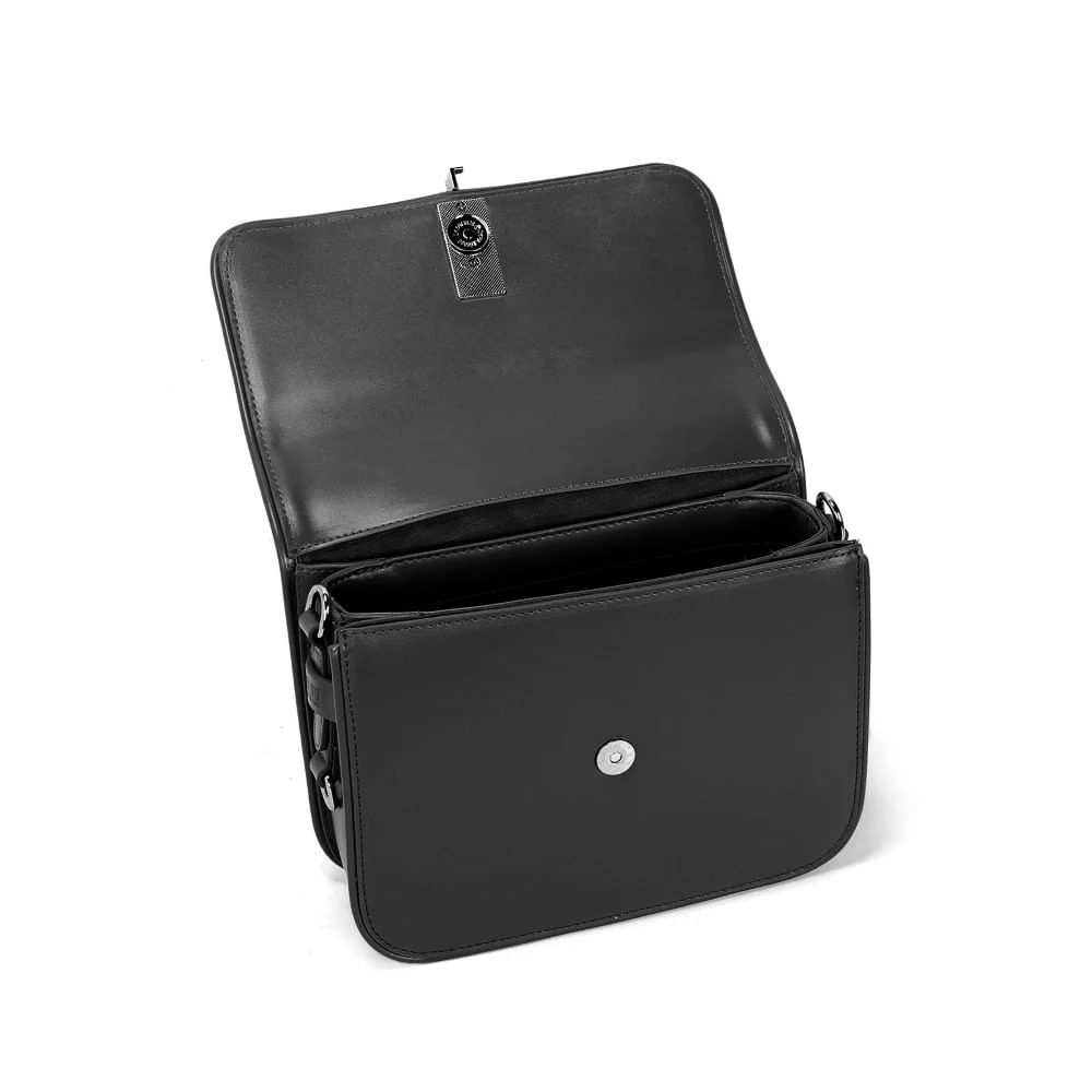 Bolsa M Material Soft Preto 2 - vista 3 de 3