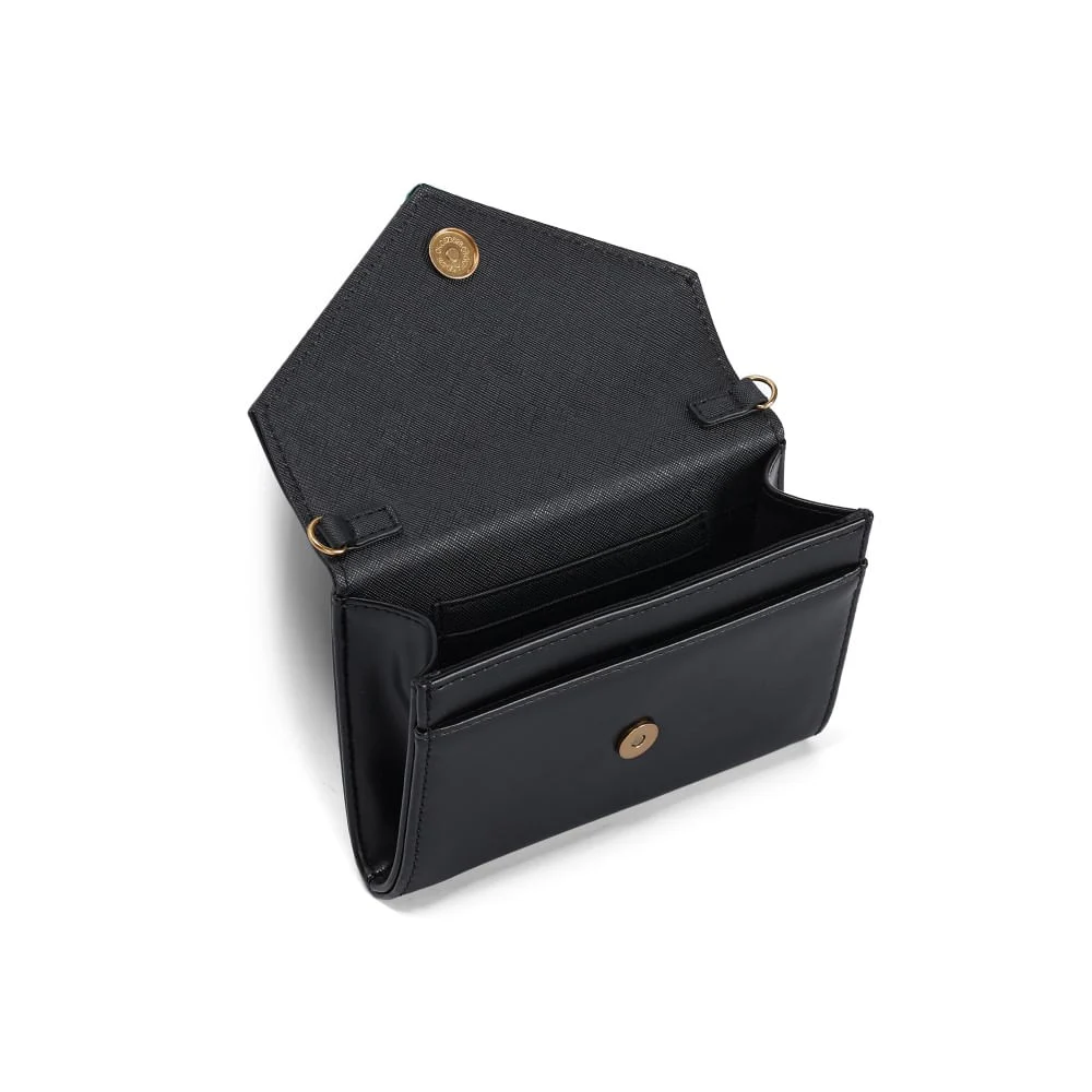 Carteira Alça Material Soft Preto - vista 3 de 3