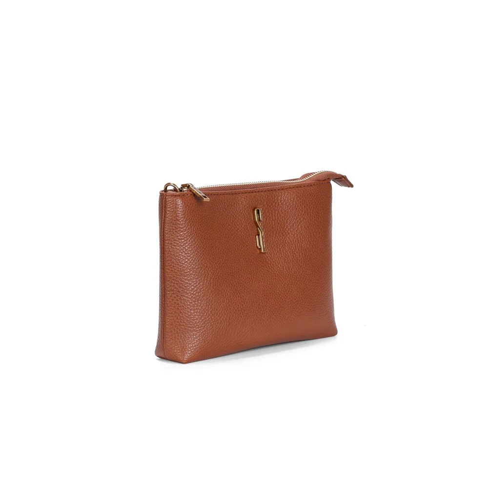 Bolsa Floater Marrom Alça Transversal - vista 2 de 3