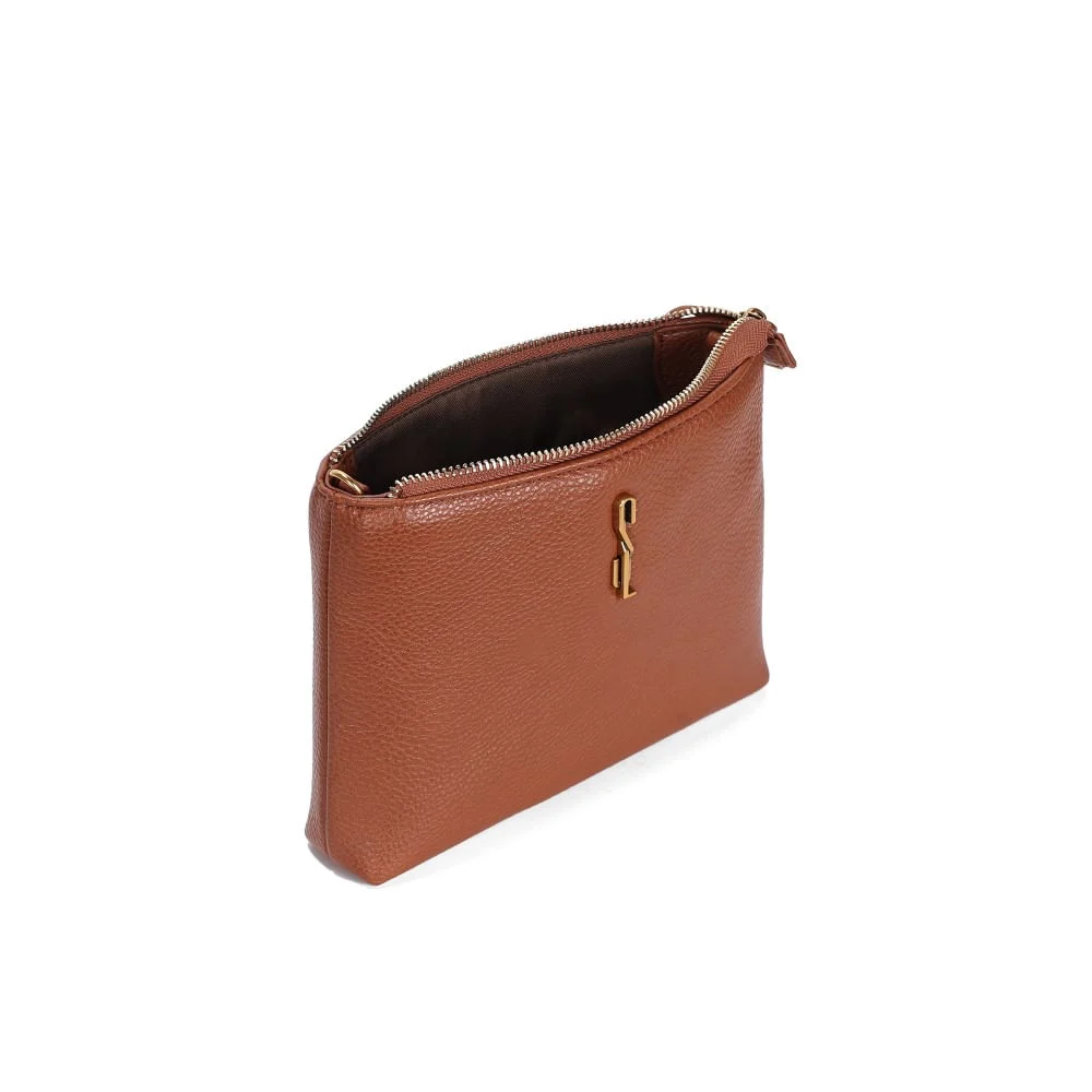 Bolsa Floater Marrom Alça Transversal - vista 3 de 3