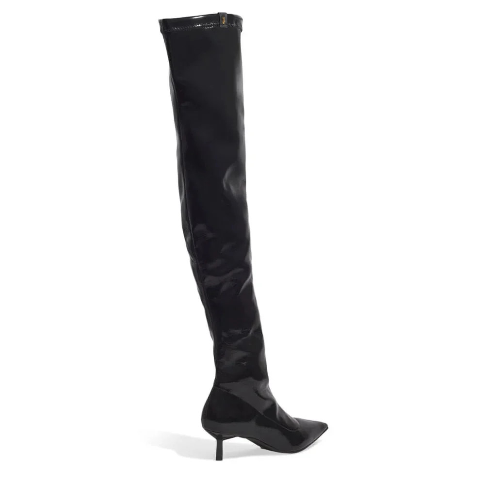 Bota Vernizatto Stretch Preto - vista 3 de 3