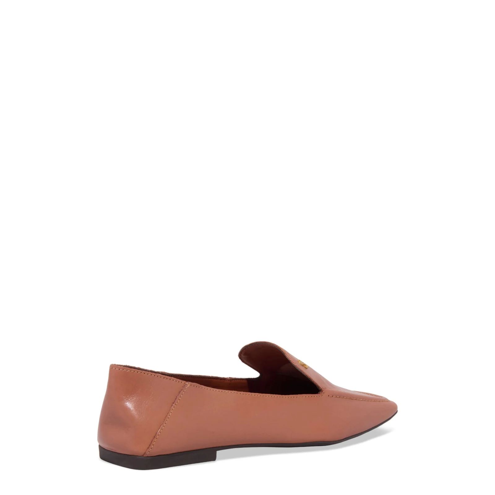 Mocassim Couro Nobre Soft Marrom Safari Bico Quadrado - vista 4 de 4