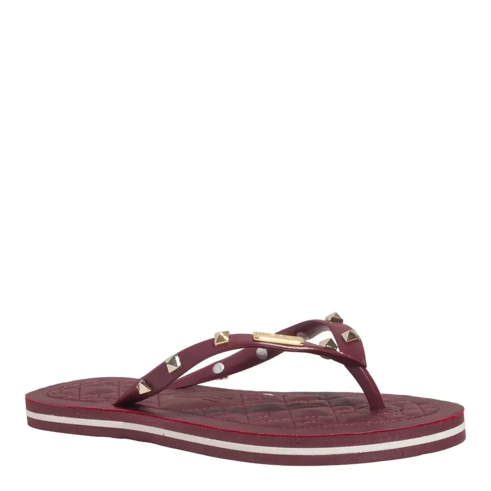 Chinelo Flip Flop Spike Napa Soft Vermelho Malbec - vista 2 de 4
