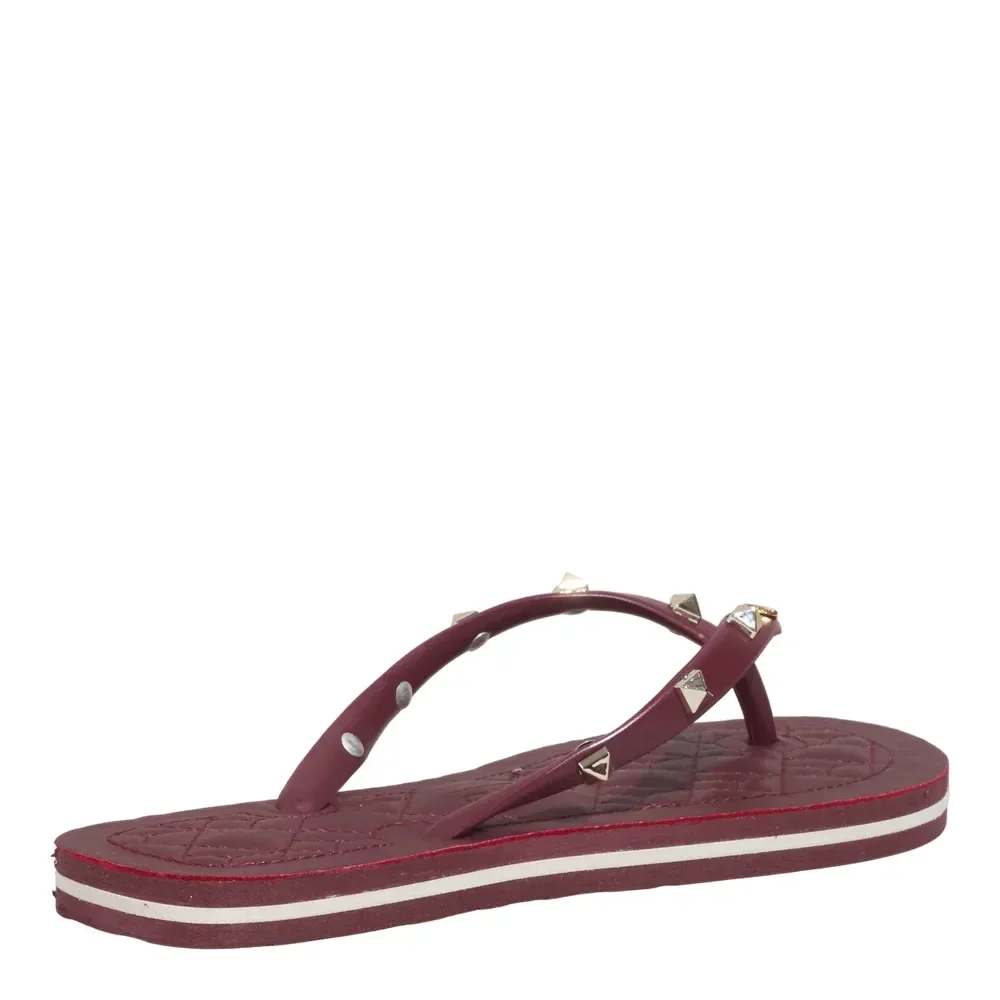 Chinelo Flip Flop Spike Napa Soft Vermelho Malbec - vista 3 de 4
