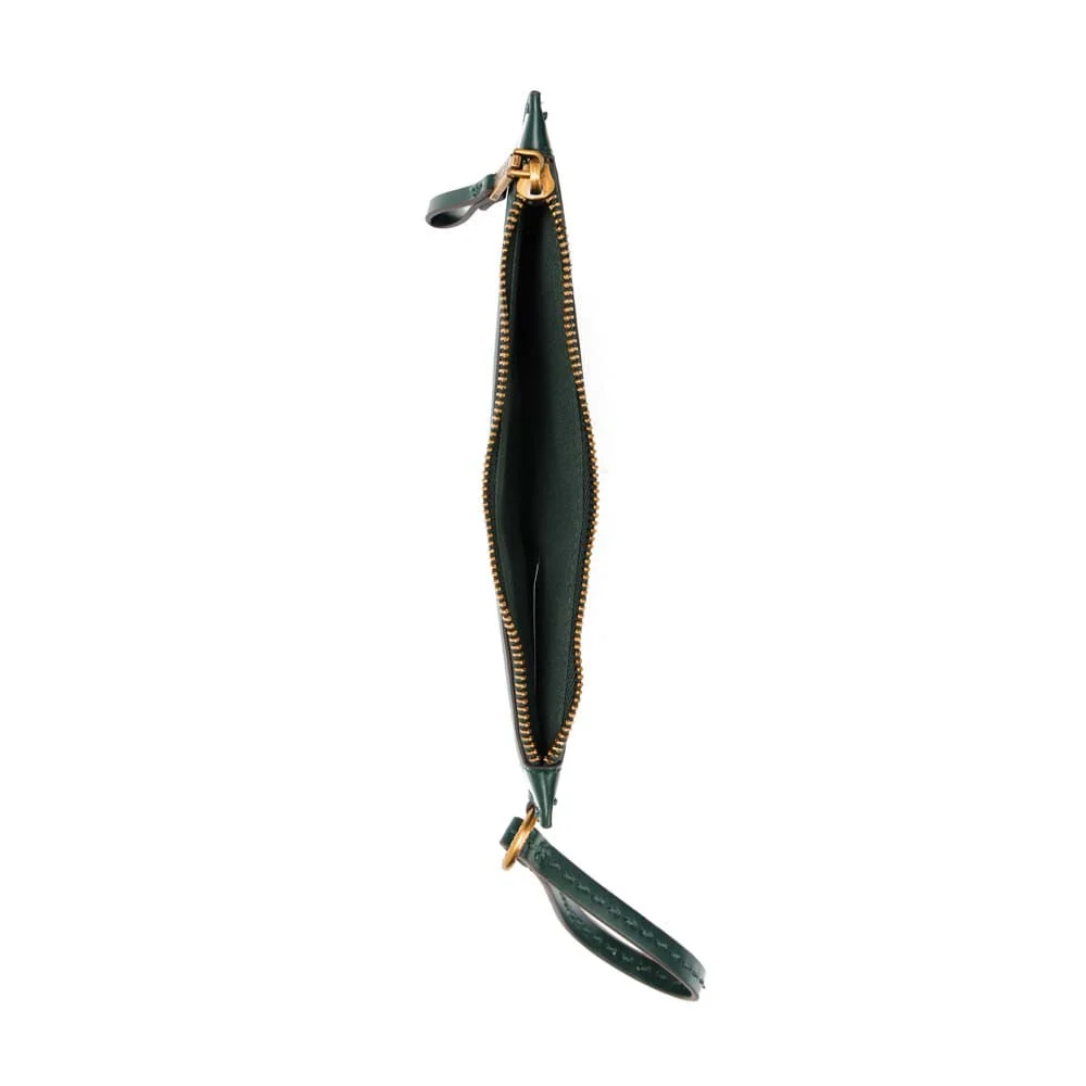 Clutch Soft Verde Turmalina Alça De Mão - vista 7 de 7