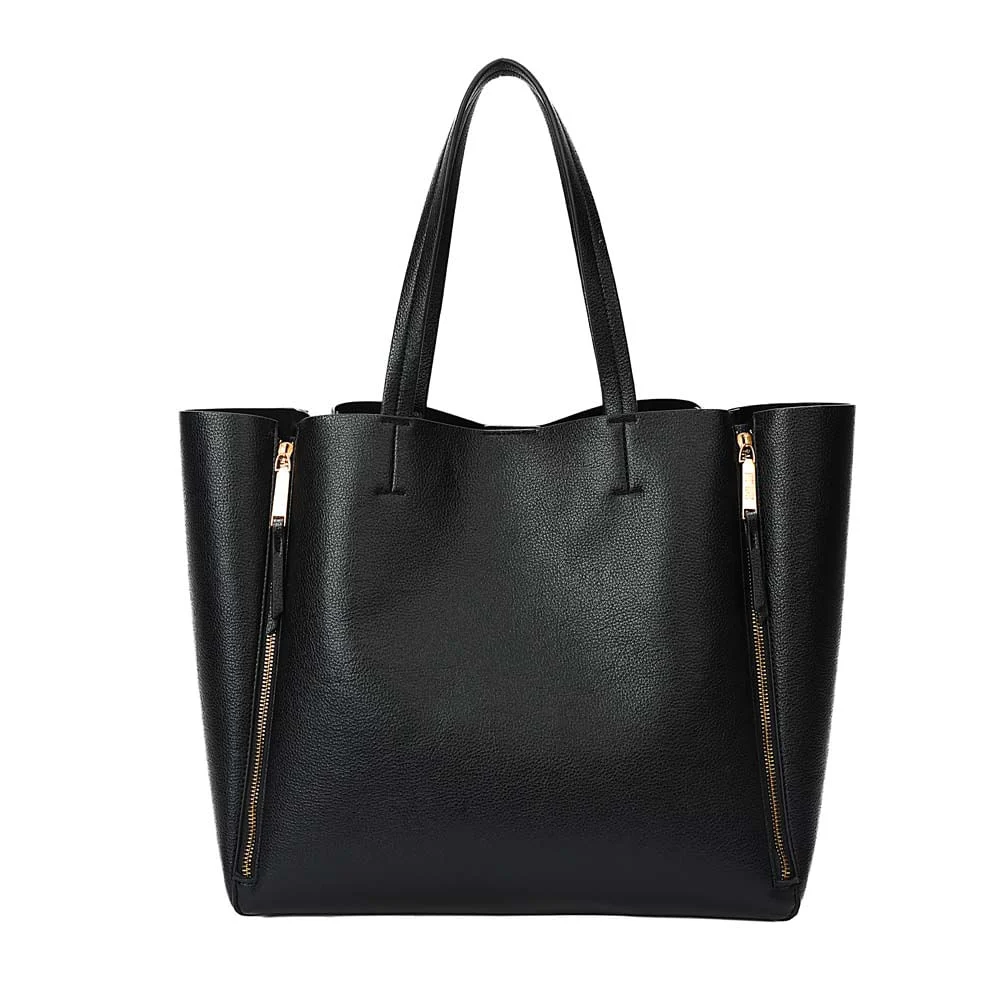 Bolsa Grande Floater Preta Alça De Ombro - vista 5 de 7