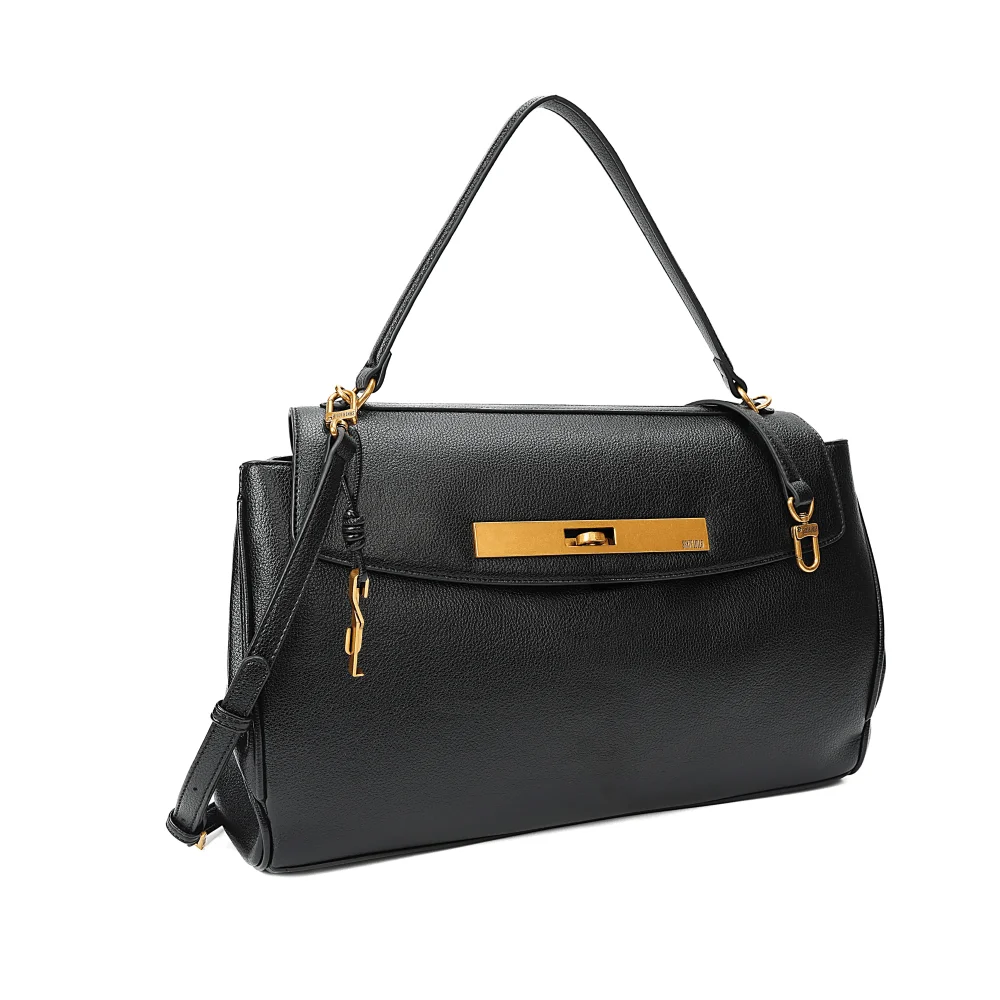 Bolsa Grande Floater Preta Alça Dupla - vista 3 de 7