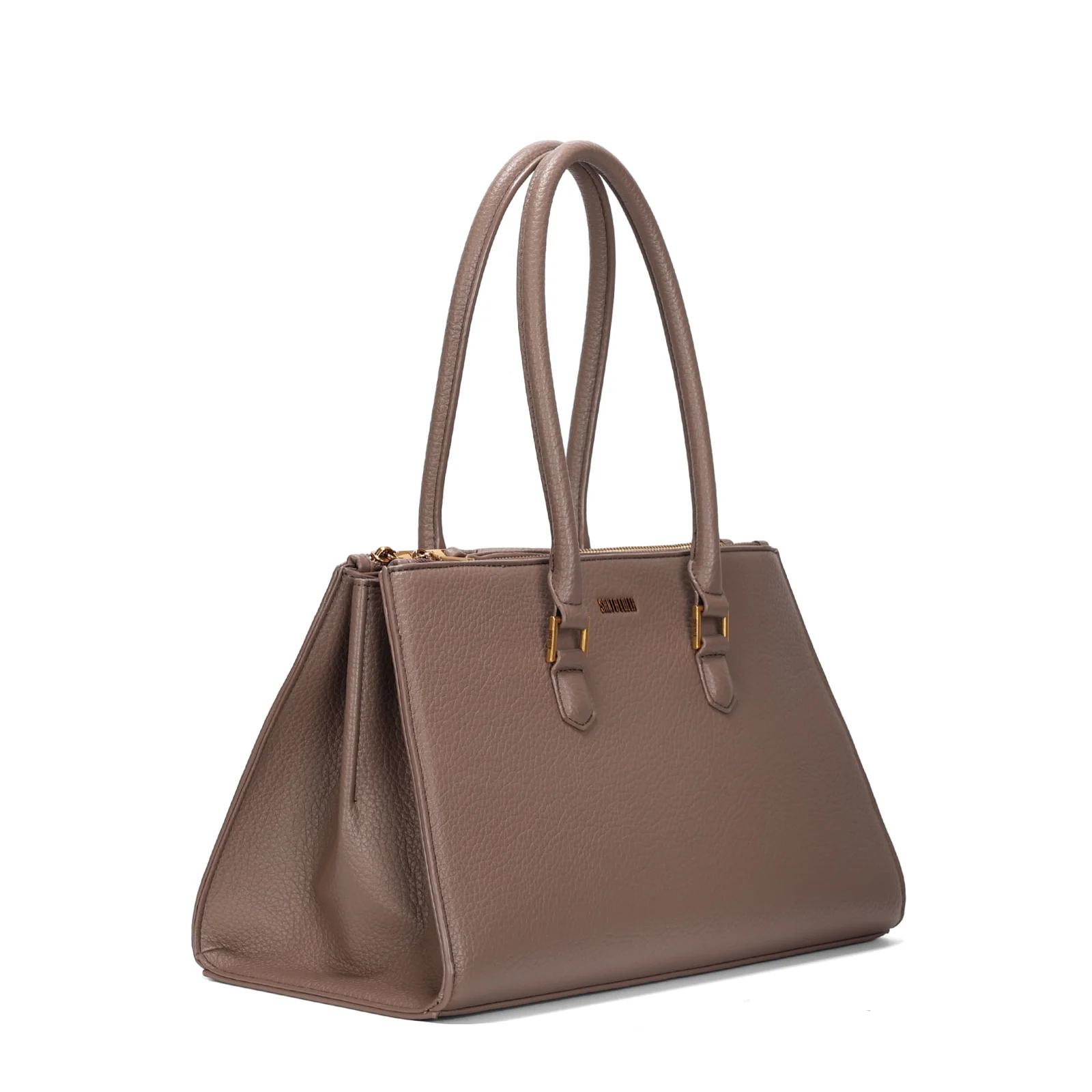 Bolsa Grande Floater Cinza Fog Alça De Ombro - vista 2 de 3
