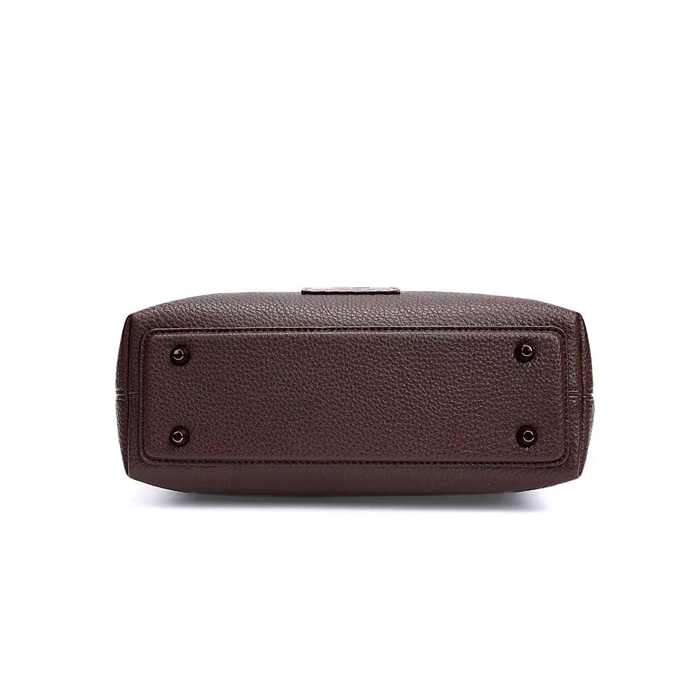 Bolsa Grande Floater Marrom Dark Alça De Ombro - vista 6 de 7