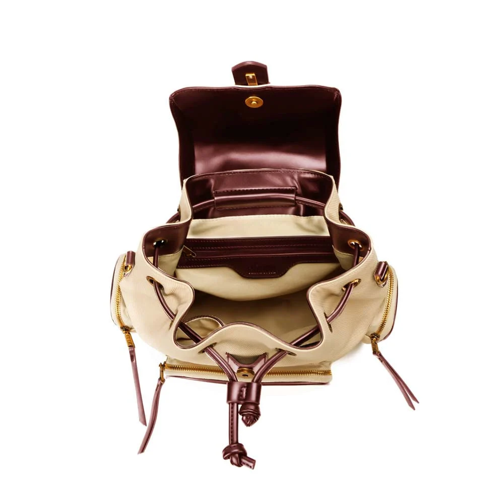 Mochila Material Canvas Bege - vista 7 de 7
