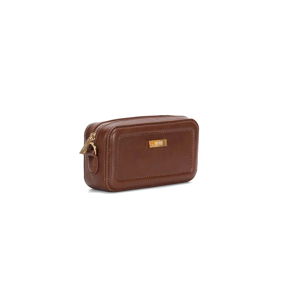 Bolsa Pequena Rustico Marrom Safari Alça Transversal - vista 2 de 3