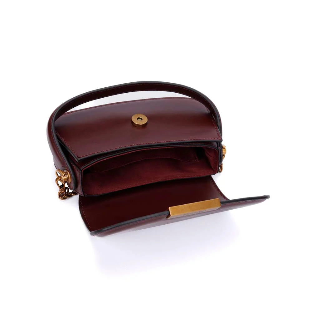 Bolsa Pequena Soft Roxo Berry Alça Dupla - vista 7 de 7