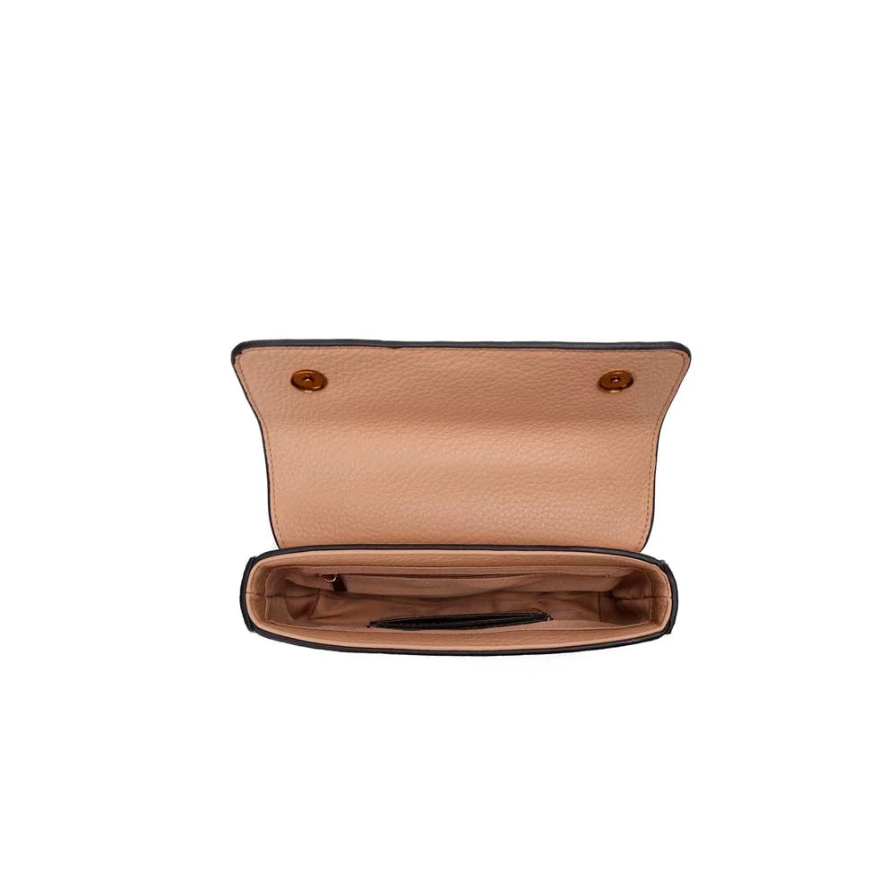 Bolsa Pequena Floater Bege Alça Transversal Corrente - vista 4 de 4
