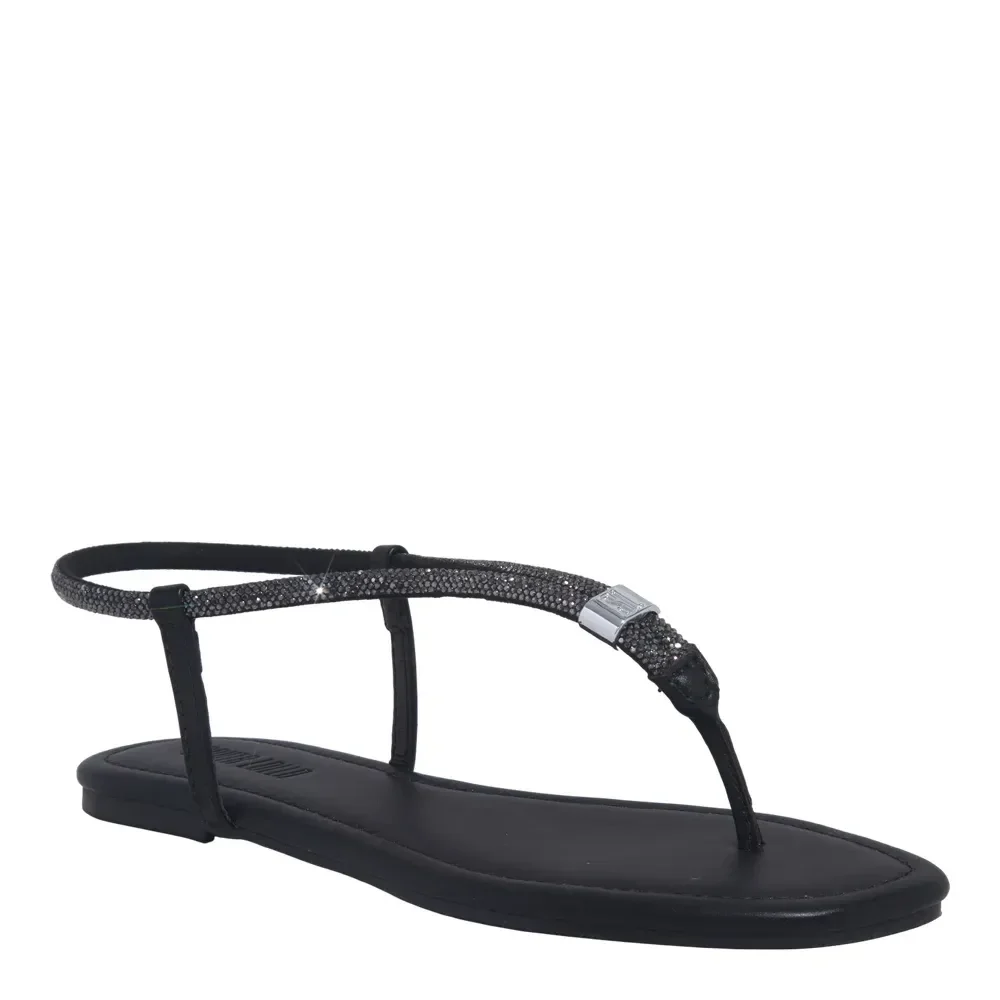Rasteira Napa Soft Preto Bico Quadrado - vista 2 de 4