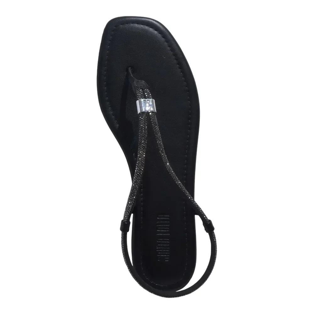 Rasteira Napa Soft Preto Bico Quadrado - vista 4 de 4