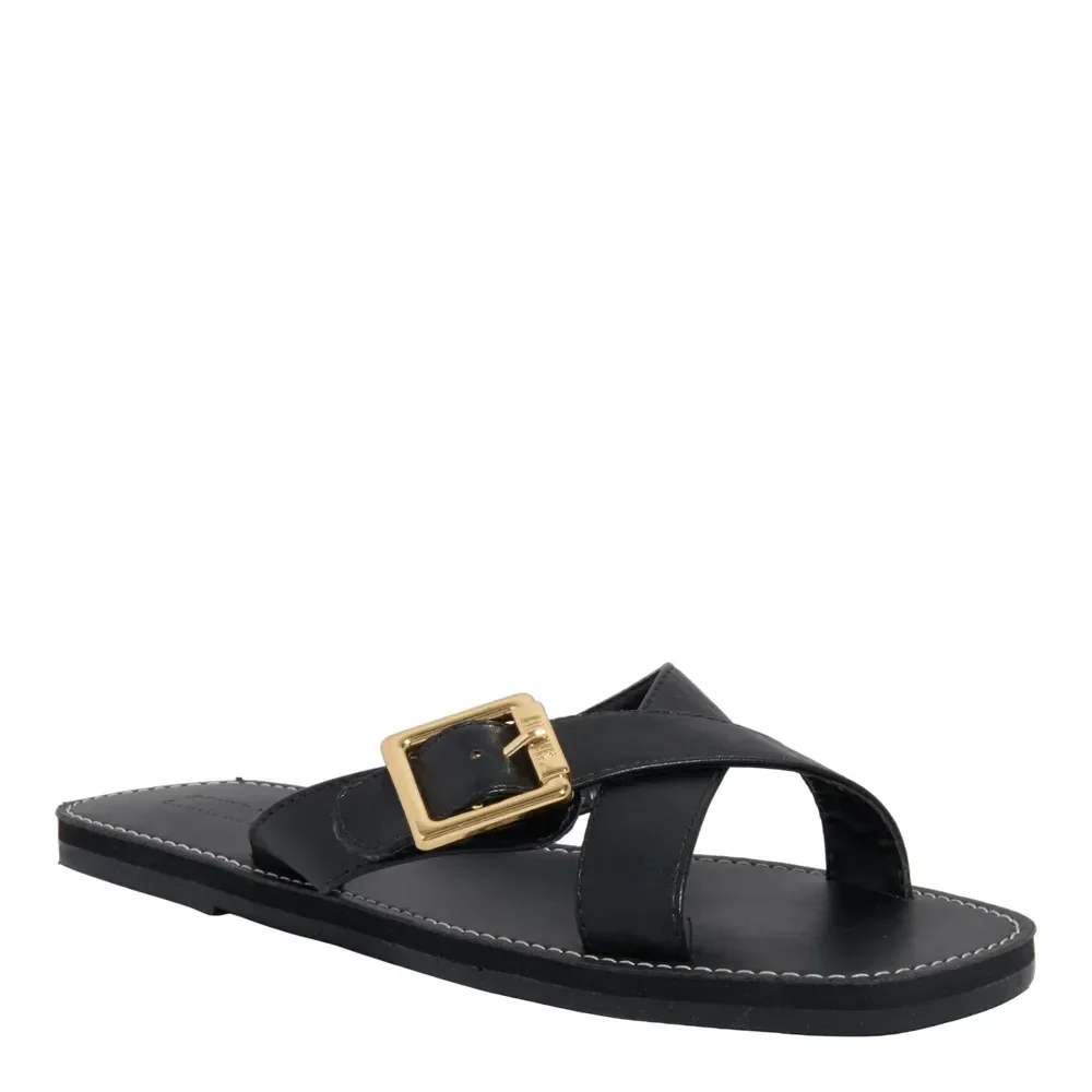 Rasteira Tiras Cruzadas Napa Soft Preto - vista 2 de 5