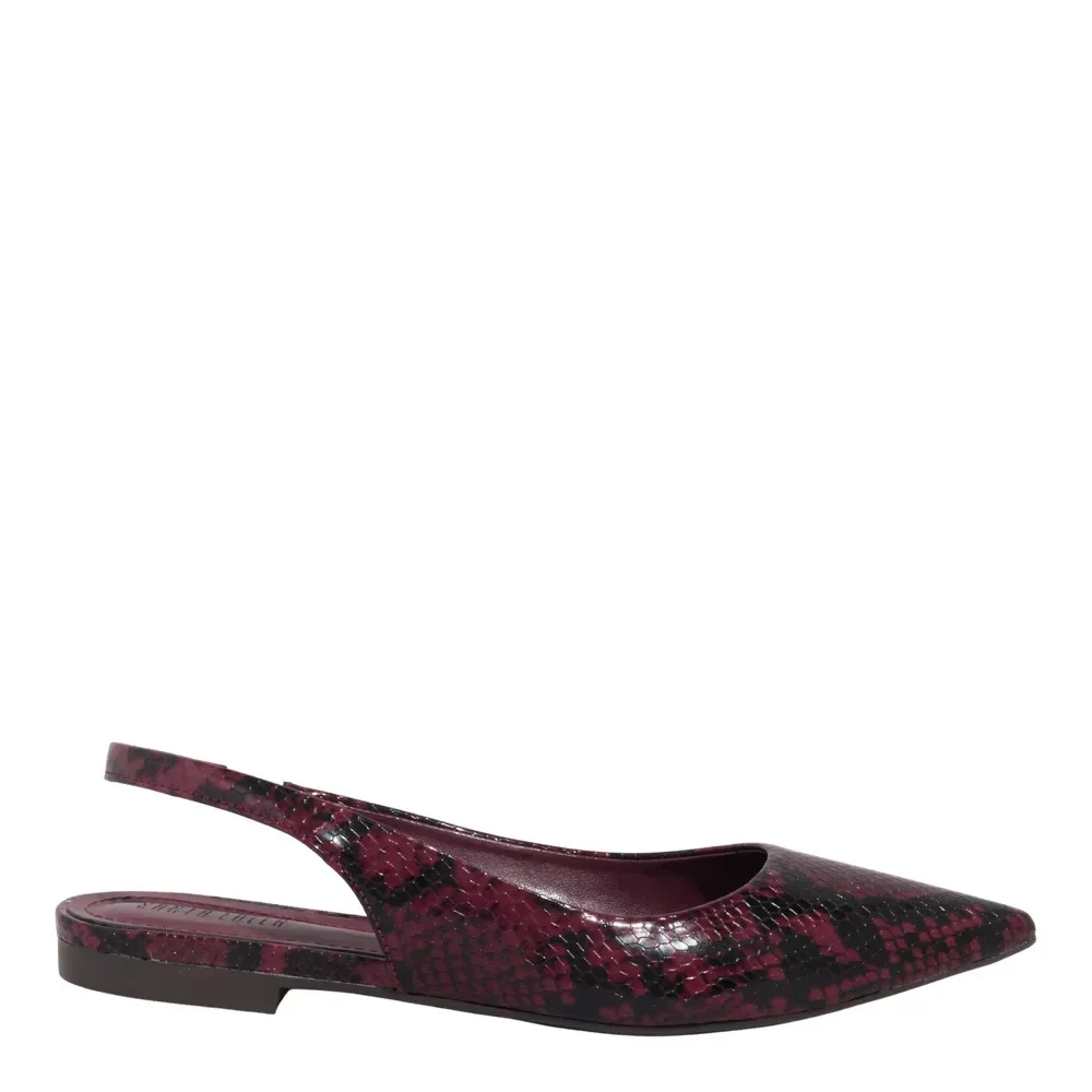 Sapatilha Animaler Vermelho Marsala Bico Fino - vista 1 de 4