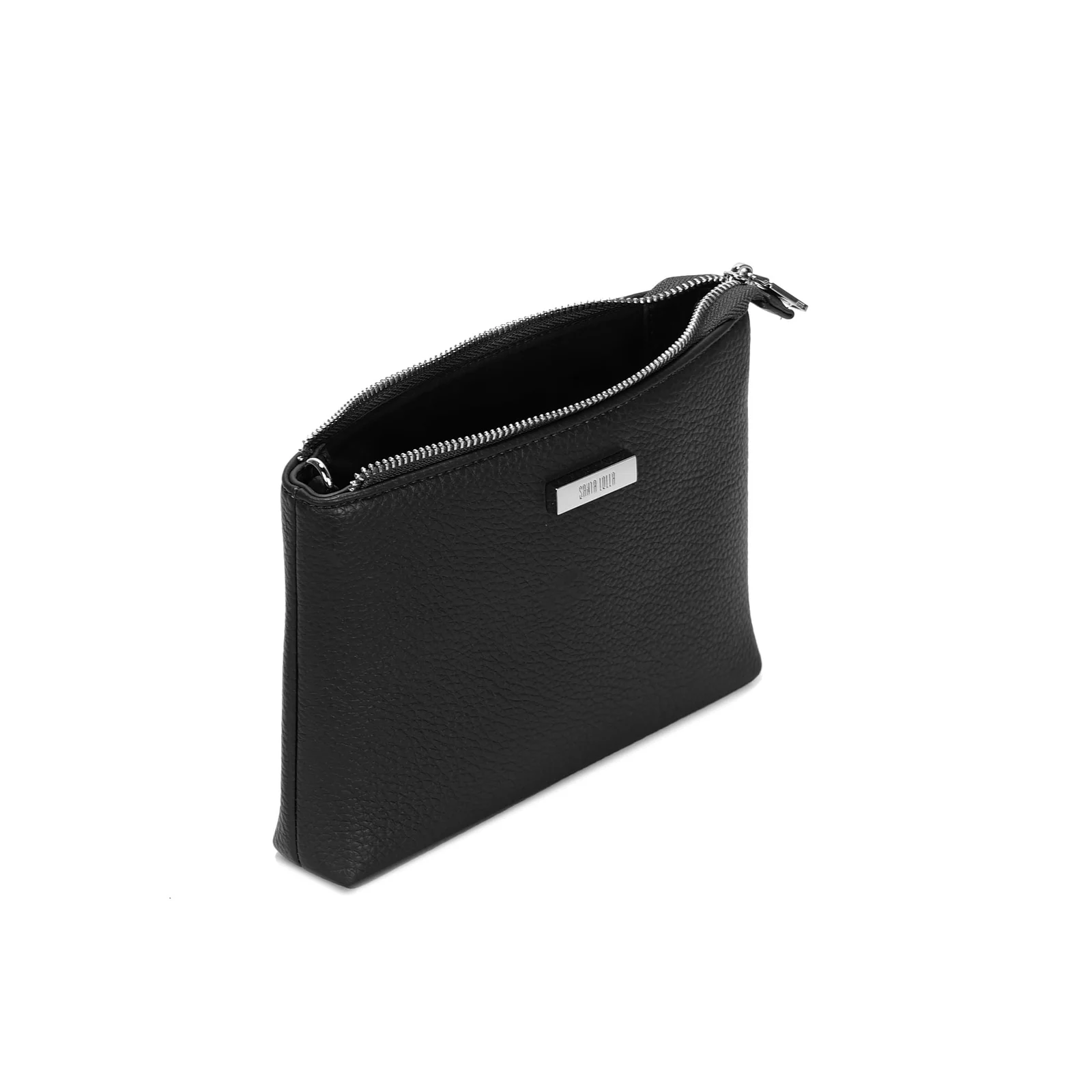 Bolsa Pequena Floater Preta Alça Transversal Corrente - vista 3 de 3