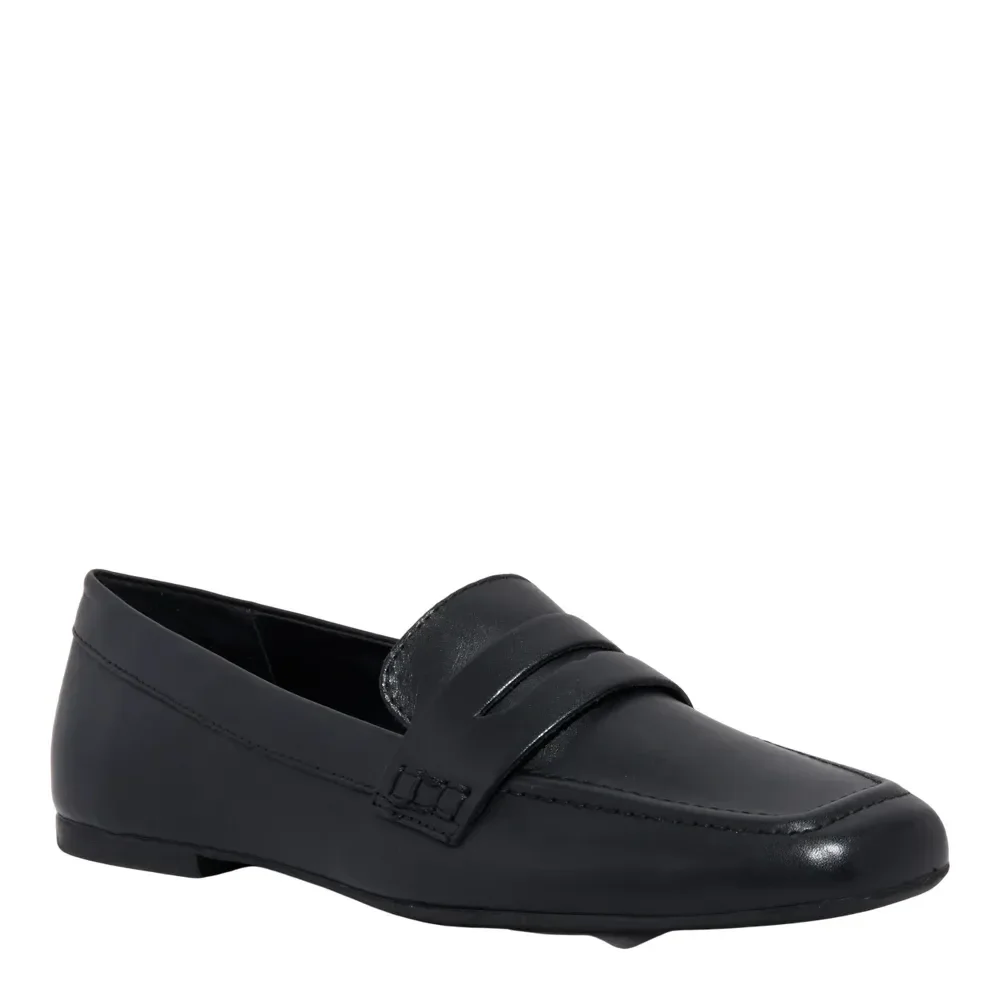 Mocassim Couro Soft Bico Quadrado Preto - vista 2 de 4
