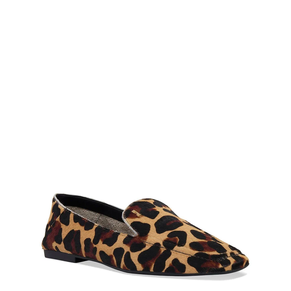 Sapatilha Couro Pelo Bico Quadrado Animal Print Onça - vista 2 de 4