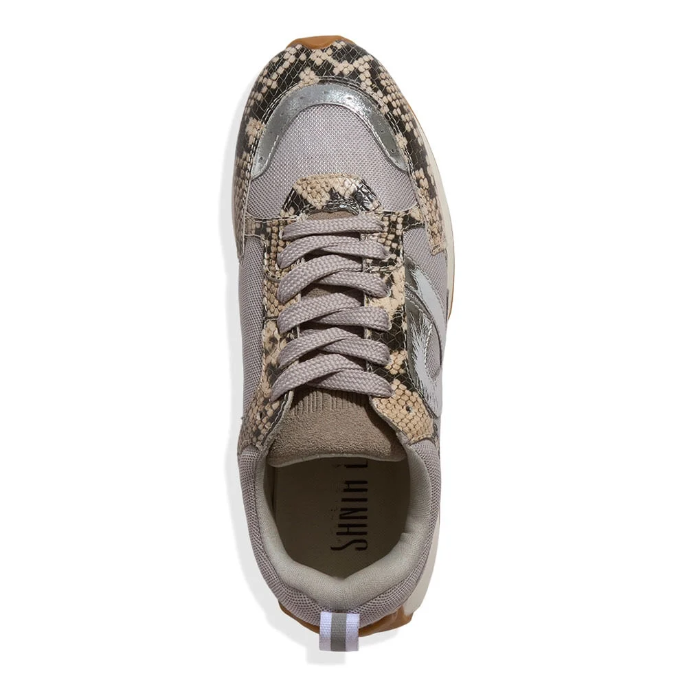 Tênis Couro Animal Print Cobra - vista 4 de 4